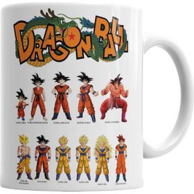 Baskı Dükkanı KB588 Goku Dragon Ball Porselen Kupa Bardak
