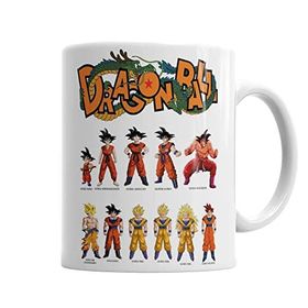 Baskı Dükkanı KB588 Goku Dragon Ball Porselen Kupa Bardak