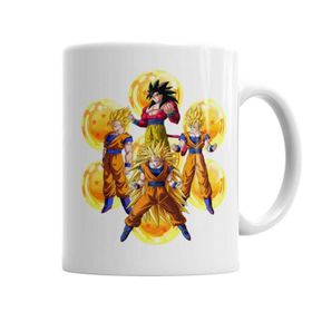 Baskı Dükkanı KB588 Goku Dragon Ball Porselen Kupa Bardak