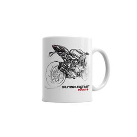 Baskı Dükkanı KB5922 Ducati Exclusiva Streetfighter Porselen Kupa Bardak