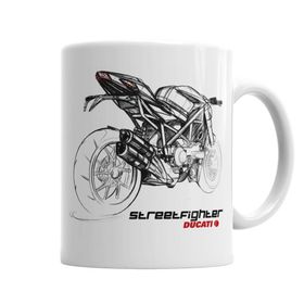 Baskı Dükkanı KB5922 Ducati Exclusiva Streetfighter Porselen Kupa Bardak