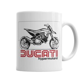 Baskı Dükkanı KB5923 Ducati Hypermotard Porselen Kupa Bardak