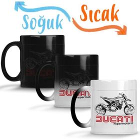 Baskı Dükkanı KB5923 Ducati Hypermotard Porselen Kupa Bardak