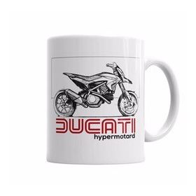 Baskı Dükkanı KB5923 Ducati Hypermotard Porselen Kupa Bardak