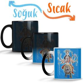 Baskı Dükkanı KB5924 Durga Porselen Kupa Bardak