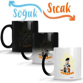 Baskı Dükkanı KB5942 Dragon Ball Aduket Porselen Kupa Bardak