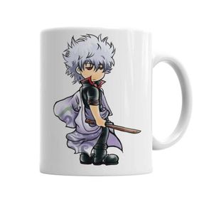 Baskı Dükkanı KB600 Gintama Gintoki Porselen Kupa Bardak