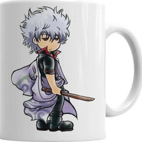 Baskı Dükkanı KB600 Gintama Gintoki Porselen Kupa Bardak
