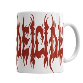 Baskı Dükkanı KB6000 Deicide Logo Porselen Kupa Bardak