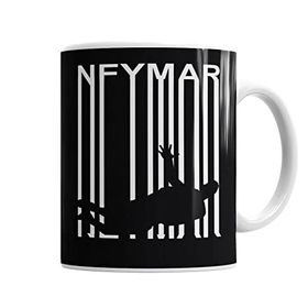 Baskı Dükkanı KB6001 Futebol Raiz Camisa Neymar Porselen Kupa Bardak