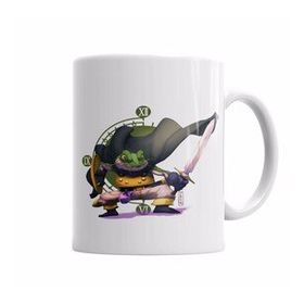 Baskı Dükkanı KB6006 Frog Porselen Kupa Bardak