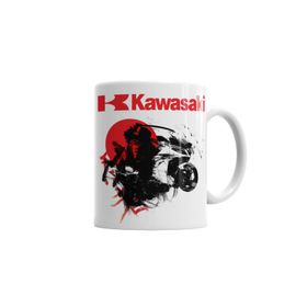 Baskı Dükkanı KB601 Kawasaki Ninja Japon Style Porselen Kupa Bardak