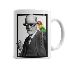 Baskı Dükkanı KB6013 Freud Mıto Porselen Kupa Bardak