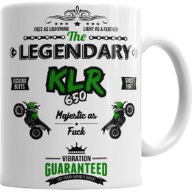 Baskı Dükkanı KB602 Kawasaki Klr650 Off Road Porselen Kupa Bardak