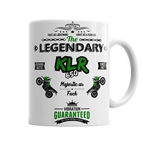 Baskı Dükkanı KB602 Kawasaki Klr650 Off Road Porselen Kupa Bardak