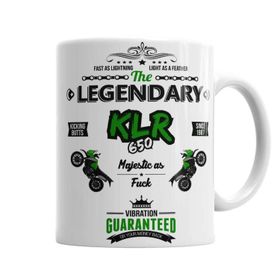 Baskı Dükkanı KB602 Kawasaki Klr650 Off Road Porselen Kupa Bardak
