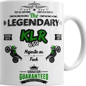 Baskı Dükkanı KB602 Kawasaki Klr650 Off Road Porselen Kupa Bardak