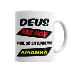 Baskı Dükkanı KB6021 Frases Deus Porselen Kupa Bardak