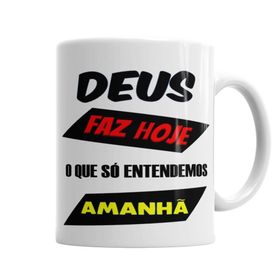 Baskı Dükkanı KB6021 Frases Deus Porselen Kupa Bardak