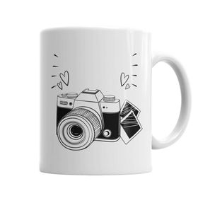 Baskı Dükkanı KB6029 Fotografia Just Say Cheese Fotograf Porselen Kupa Bardak