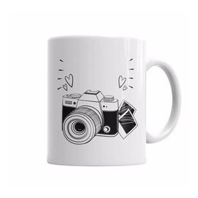 Baskı Dükkanı KB6029 Fotografia Just Say Cheese Fotograf Porselen Kupa Bardak