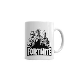 Baskı Dükkanı KB6036 Fortnite Preto E Branco Porselen Kupa Bardak