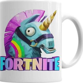 Baskı Dükkanı KB6049 Fortinite Unicorn Porselen Kupa Bardak
