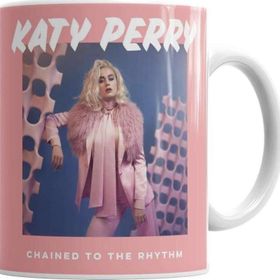 Baskı Dükkanı KB605 Katy Perry Chained To The Rhythm Porselen Kupa Bardak