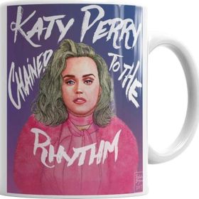 Baskı Dükkanı KB605 Katy Perry Chained To The Rhythm Porselen Kupa Bardak