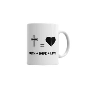 Baskı Dükkanı KB6058 Fhope Love Porselen Kupa Bardak