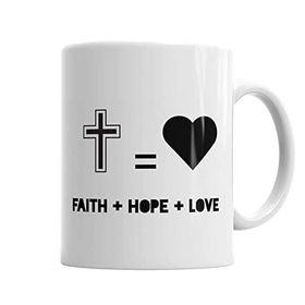 Baskı Dükkanı KB6058 Fhope Love Porselen Kupa Bardak