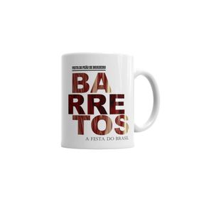 Baskı Dükkanı KB6059 Festa De Peao Barretos Porselen Kupa Bardak