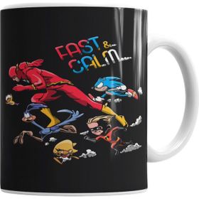 Baskı Dükkanı KB6066 Fast And Calm Porselen Kupa Bardak