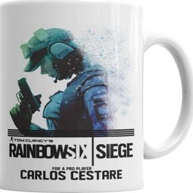 Baskı Dükkanı KB6078 Exclusive Carlos Cestare Raınbowsıx Sıege Porselen Kupa Bardak
