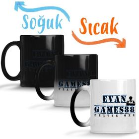 Baskı Dükkanı KB6080 Evan Games 88 Player One Porselen Kupa Bardak