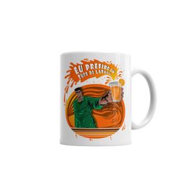 Baskı Dükkanı KB6081 Eu Prefiro Um Suco De Laranja Porselen Kupa Bardak