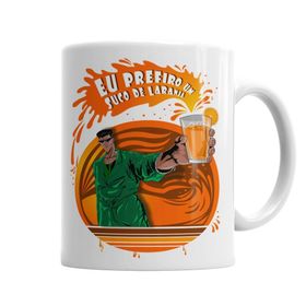 Baskı Dükkanı KB6081 Eu Prefiro Um Suco De Laranja Porselen Kupa Bardak