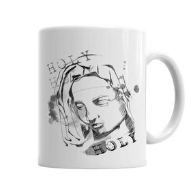 Baskı Dükkanı KB6102 Holy Porselen Kupa Bardak