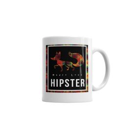 Baskı Dükkanı KB6105 Hipster Porselen Kupa Bardak