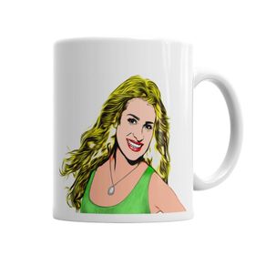Baskı Dükkanı KB6106 Hilary Duff 3 Porselen Kupa Bardak