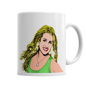 Baskı Dükkanı KB6106 Hilary Duff 3 Porselen Kupa Bardak