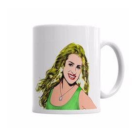 Baskı Dükkanı KB6106 Hilary Duff 3 Porselen Kupa Bardak