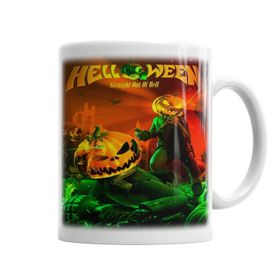 Baskı Dükkanı KB6111 Helloween Straight Out Of Hell Porselen Kupa Bardak