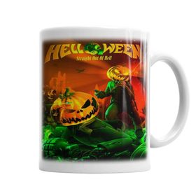 Baskı Dükkanı KB6111 Helloween Straight Out Of Hell Porselen Kupa Bardak