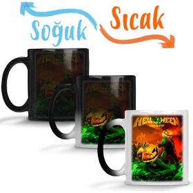Baskı Dükkanı KB6111 Helloween Straight Out Of Hell Porselen Kupa Bardak