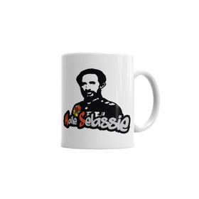 Baskı Dükkanı KB6119 Haile Selassie Porselen Kupa Bardak