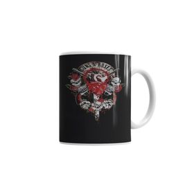 Baskı Dükkanı KB6120 Gunsn Roses Porselen Kupa Bardak