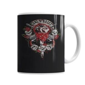 Baskı Dükkanı KB6120 Gunsn Roses Porselen Kupa Bardak