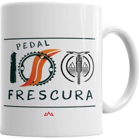 Baskı Dükkanı KB6128 Grupo Pedal 100 Frescura Branca Porselen Kupa Bardak