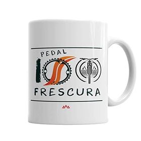 Baskı Dükkanı KB6128 Grupo Pedal 100 Frescura Branca Porselen Kupa Bardak